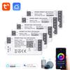 Tuya Smart WiFi CCT RGB RGBW LED Strip Light Controller DC12V-24V Bluetooth Voice Remote Control Dimmer Switch Alexa Google Home