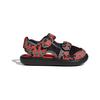 Adidas Comfort Sandals Comfortable Versatile Shock-Absorbing Durable Breathable Kids Sandals Kids Sandals Gray Red IE0303