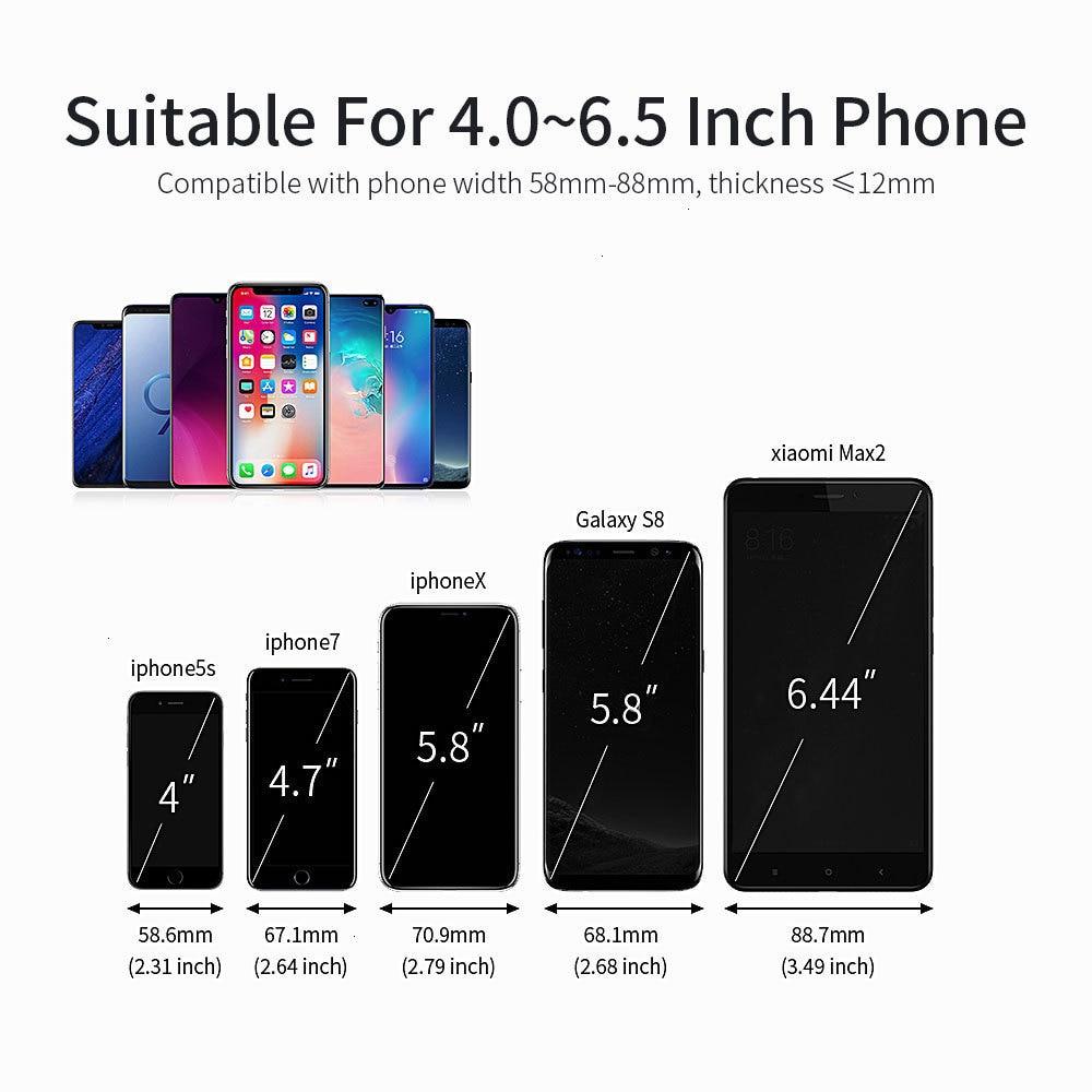 Essager Gravity Car Phone Holder For iPhone Samsung Universal Mount Holder For Phone In Car Cell Mobile Phone Holder Stand