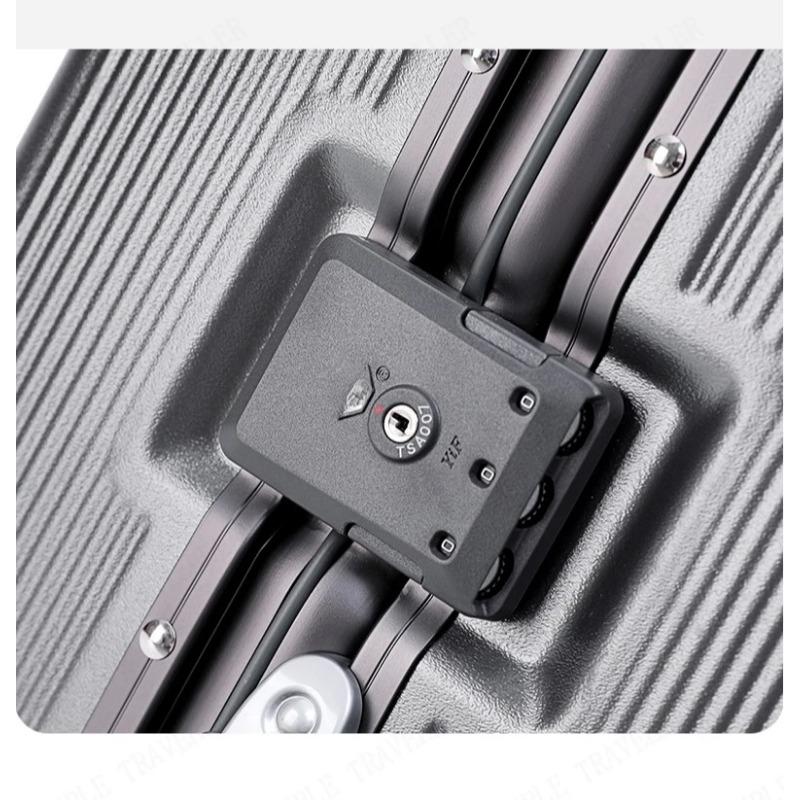 20/24 дюйма в ширину с тягой спереди открывающаяся сумка на колесиках дорожный чемодан на колесах кодовый замок чемодан на колесиках