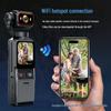 4K Ultra HD Gyroscope Action Camera with WiFi and Image Stabilization for Vlogging and Cycling Sports