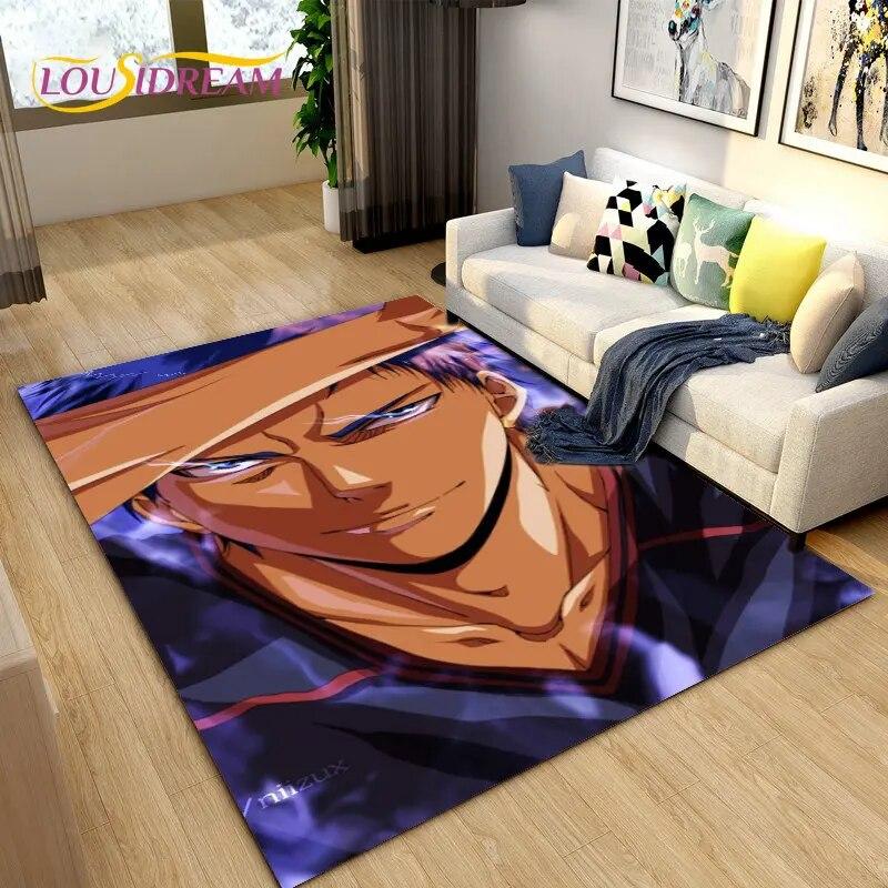 Баскетбольный коврик Куроко с героями мультфильмов, ковер для гостиной, спальни, дивана, коврик для украшения, детский нескользящий напольный коврик