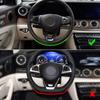 Для Mercedes Benz C E GLC CLA Класса W205 W213 X253 Рамка Рулевого Колеса с Текстурой Углеродного Волокна Накладка
