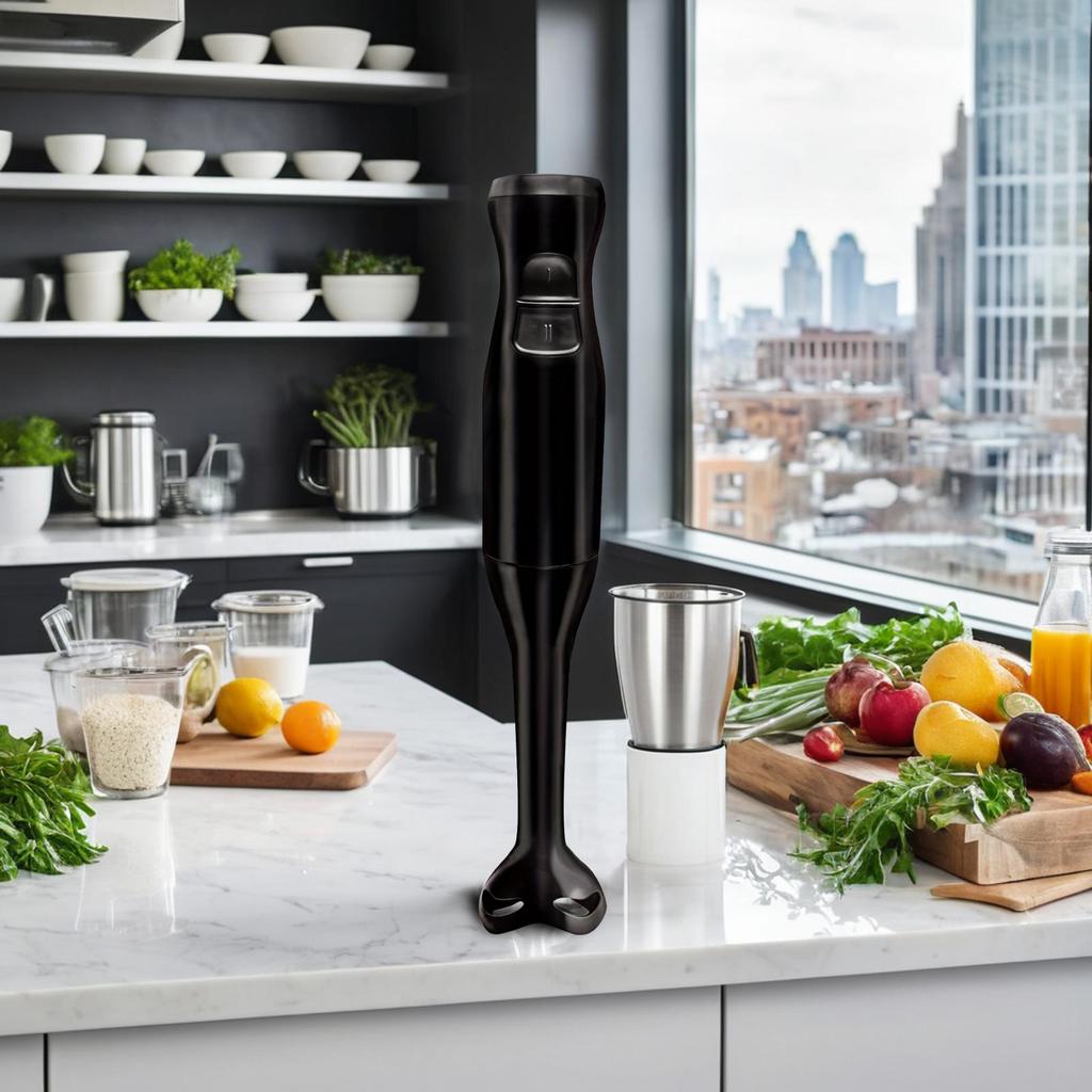 Электрический погружной ручной блендер, миксер, двухскоростной миксер для одной руки, съемная палочка для легкой очистки, кухонные аксессуары, для детского питания