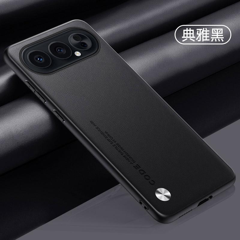 Кожаный чехол Funda для Honor 500 Pro / Honor 500 Чехол-крышка Модная текстура из волокна ПУ-кожа Защита Ударопрочная задняя крышка Capa
