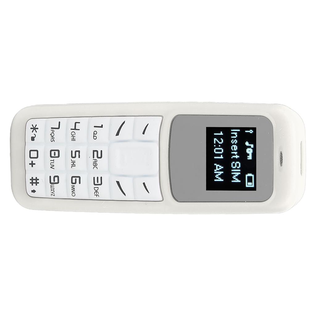 Mobile Cell Phone Small Mobile Phone Headset Dialer with Ear Hook Support SIM 0.66inch