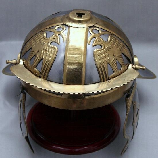 Karniproduction Ancient Steel and Brass Reproduction Roman Gallic Centurion Helmet