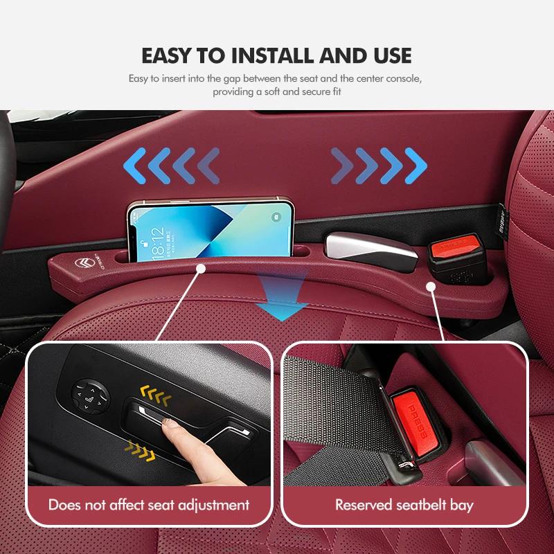 ALB1   Car Seat Gap Plug Strip Side Filler Leak Proof Storage Organizer For Citroen C4 C3 C5 C1 C2 C6 C4L DS3 DS4 Berlingo Picasso