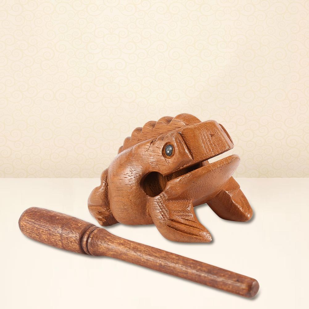Lucky Frog Wood Frog Thailand Frog Thailand Traditional Craft Wooden Lucky Frog Croaking Musical Instrument Home Office Decor