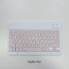 Ультратонкая Bluetooth-клавиатура Портативная Мини Беспроводная Перезаряжаемая для iPad Корейский Японский Английский Испанский Русский