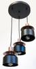 Nowoczesna Lampa Wisząca Industrialna Retro Andromeda  2687/Z-B-3