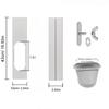Portable Air Conditioner Window Vent Kit Adjustable Exhaust Hose Adapter Plate for Sliding Windows AC Accessories Home Decor