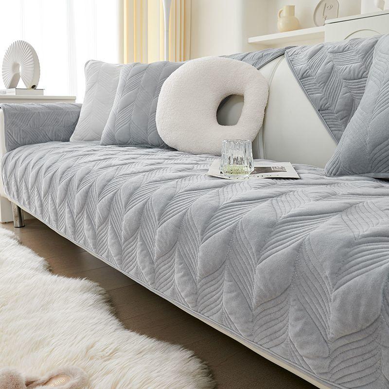 Подушка для дивана в скандинавском стиле, современная мода, всесезонная, универсальная, противоскользящая, подушка для гостиной, полотенце для спинки, плюшевый чехол для дивана