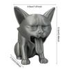 Статуэтка Рвотный Кот Прочная Фигурка Кота Уникальная 3D-печатная Скульптура Фигурки Кота для Декора Дома и Офиса Статуэтка Рвотного Котенка