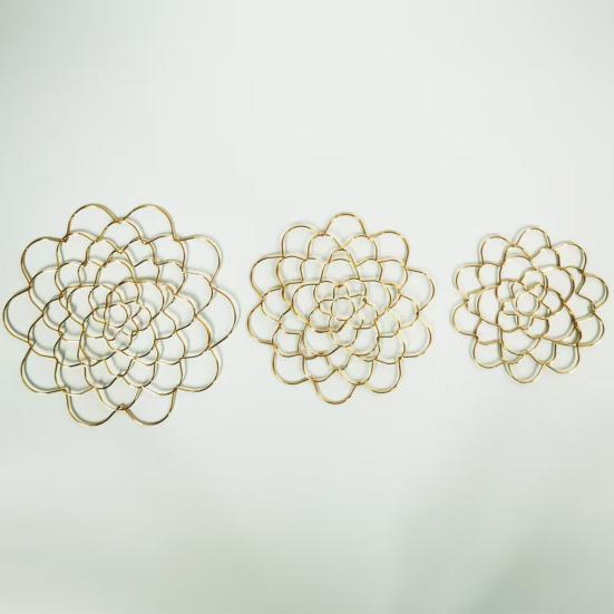 3 Pcs Stainless Steel Flower Grid 4/5/6 Inch Floral Arranging Tool Reusable Wire Flower Frog Grid for Easy Flower Arrangement