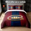 Montreal Canadiens Design Bed Bedding Set 1 Duvet Cover + 2 Pillowcases Soft Breathable Household Bed Linens