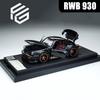 FG 1:64 RWB 930 Четырехдверное Открытие Сплав Автомобиль Статический Литье под Давлением Коллекция Транспортных Средств Модель Автомобиля Игрушка