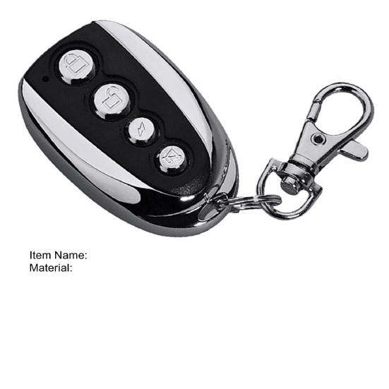 Универсальный 4-кнопочный 433 МГц дверной беспроводной электрический ключ для клонирования ворот пульт дистанционного управления