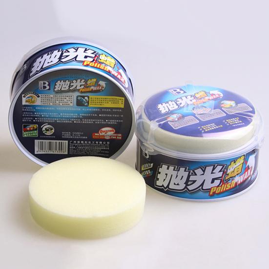 Воск для полировки автомобиля удаляет грязные пятна, Уход за воском, краской, покрытием с помощью губки