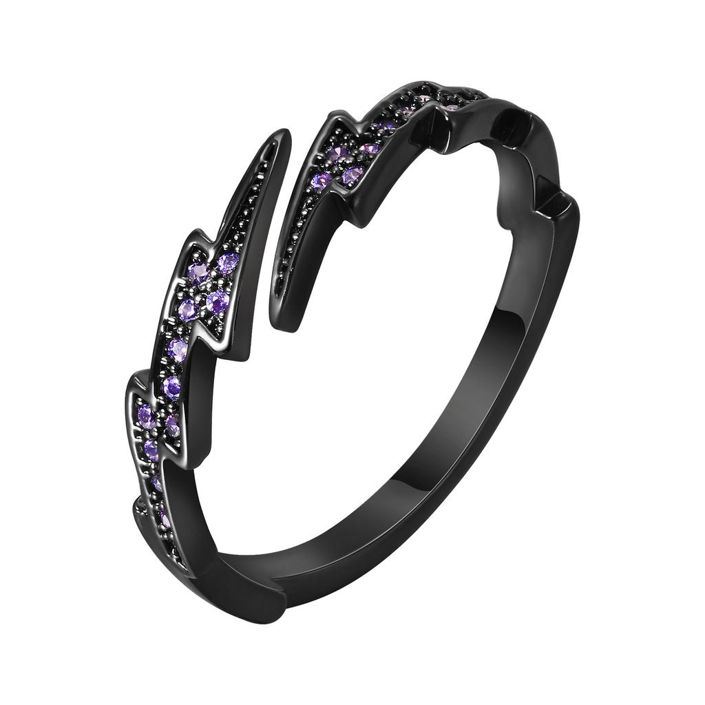 Charm Ring For Men Women Gift Flash CZ Open Adjust Ring Mirco Paved 5A Cubic Zircon Fashion Classic Jewelry Accessories