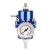 Adjustable FPR Aluminum Alloy Universal FPR Fuel Pressure Regulator with Gauge Hose 0‑140psi Adjustable FPR Pressure Regulator