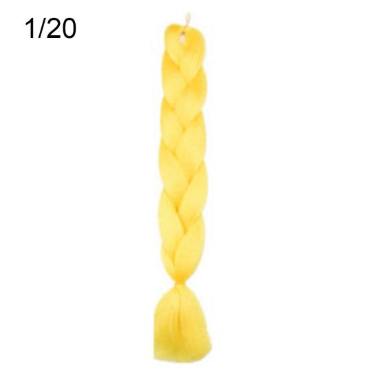 Женские Jumbo вязание крючком плетение Ombre Color Синтетические наращивания волос Kanekalon
