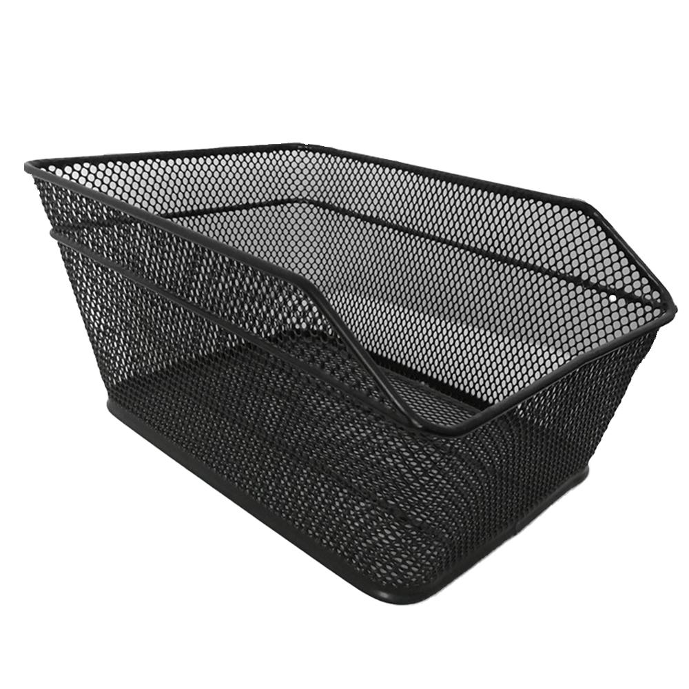 Rear Bike Basket Large Capacity Metal Wire Bicycle Basket Waterproof Rainproof Cover