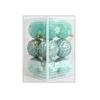 12pcs Creative Christmas Tree Pendant 6/8cm Hanging Ornament Crafts Christmas Ball Set  Holiday