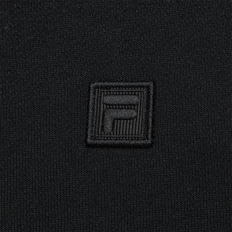 Fila Серия Milano Модная Спортивная Универсальная Мягкая Удобная Устойчивая к Пятнам Толстовка С Полумолнией Свободного Кроя Мужская толстовка F11M545201FBK