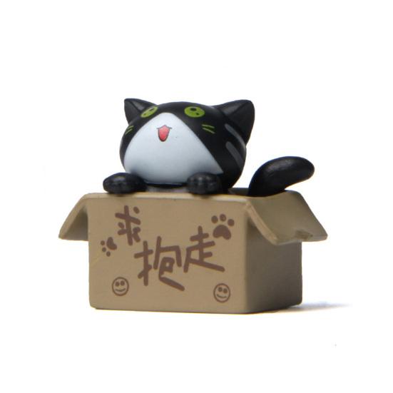 Прекрасная твердая модель картонной коробки кот орнамент мультяшная коробка котенок подарок на день рождения