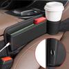 Universal Car Seat Gap Filler Leak-proof Storage Bag Cup Holder Leather Seat Slot Multifunction Organizer Box Car Interior Parts