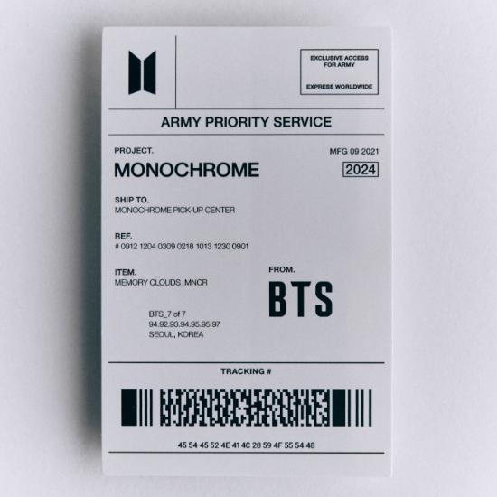 Набор наклеек BTS MONOCHROME Купить дешево на Joom