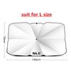 Suitable for Mercedes-Benz CLA C-CLASS GLE63 W124 car front windshield foldable sunshade anti-UV sunshade car parasol accessorie