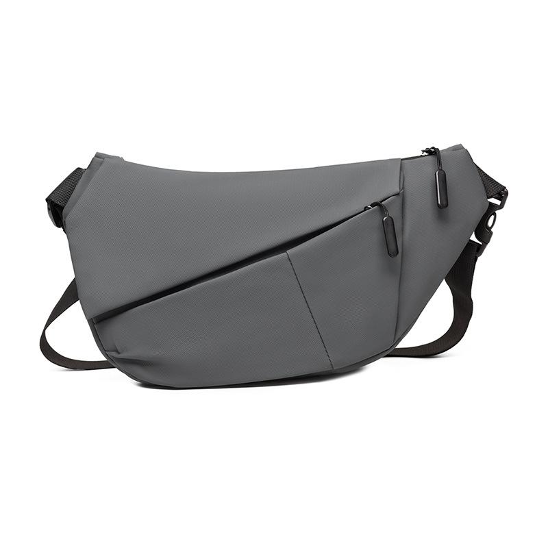 Water-proof Chest Bag for Men for Commuting and Leisure Sports Slanted Backpack Large-capacity Chest Bag Shoulder Bag