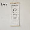 Eye Chart Multipurpose Waterproof Standardized Clear Printing Accurate Reading Vision Exam Test Thicken Adults Kids Wall Visual Acuity Canvas Painting