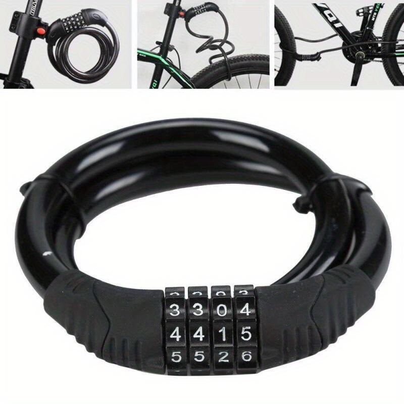 1pcs Bicycle Lock, Anti-theft Password Lock, Mountain Bike, Portable Bike Lock, Battery Bike, Electric Bike, Chain Lock, Bicycle Lock