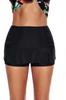 Women's Fashion New Swim Shorts Women's Black Skirt Look Swim Shorts