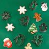 5Pcs Christmas Cookie Cutters Set Santa Tree Snowflake Gingerbread Men Snowman Shape Cookie Molds Reusable Baking Tool for Home Kitchen Bakery