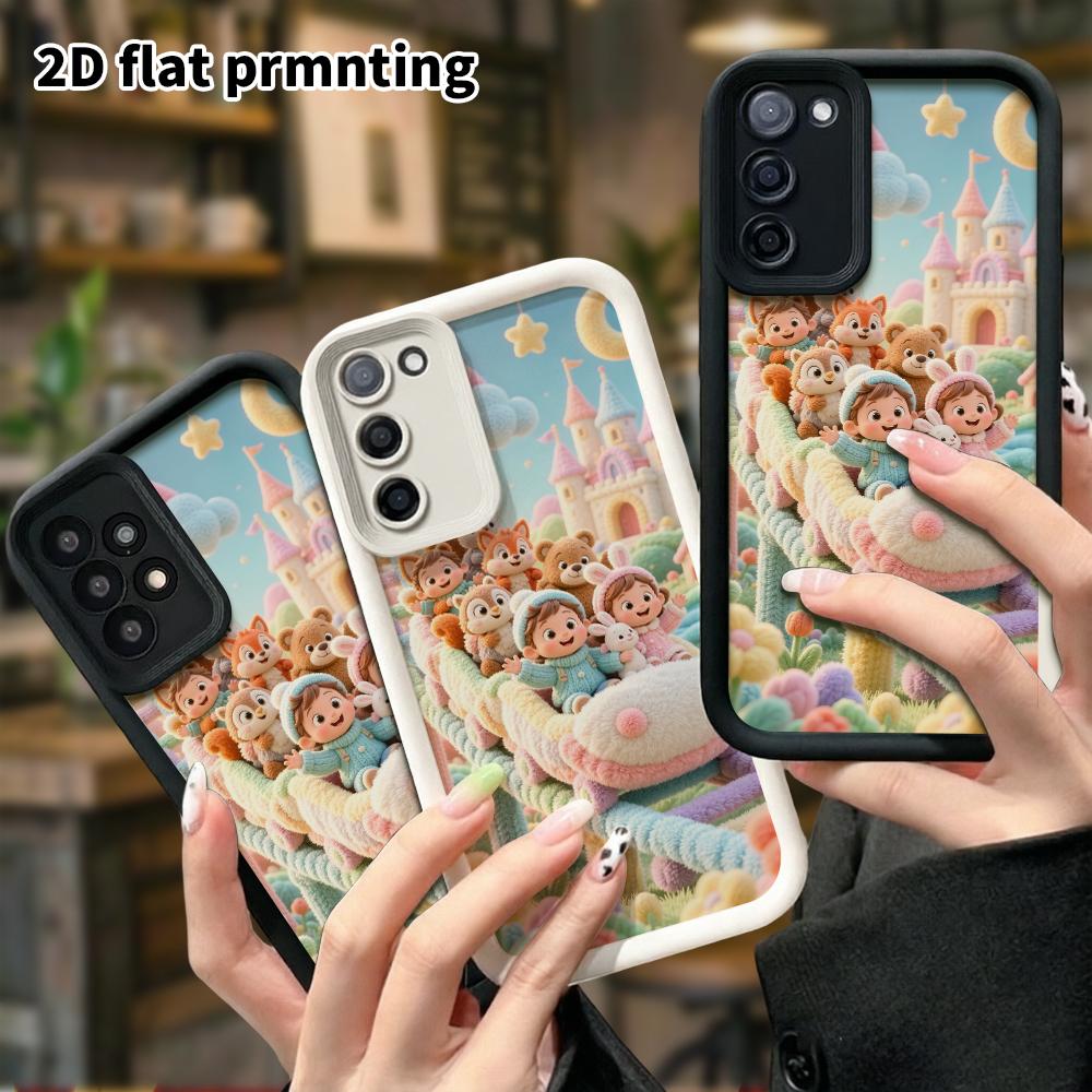 Phone Case: 2D flat, suitable for Samsung Galaxy A34 A35 M05 M06 S20 S22 S21 FE Plus 5G protective case, fantasy adventure, perfect Christmas and Hall