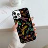 Цветочный Радужный Чехол-Стрекоза Для iPhone 17 Air 14 15 16 16e 13 12 Max Чехол Для Apple 11 Pro Max Plus Coque