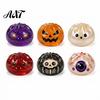 Dumpling Desk Toys 1/6Pcs Halloween Stress Relief Toy, Devil Pumpkin Eyeball Skeleton Squeeze Squeezing Balls Anxiety Reduction Dough Bun Fidget