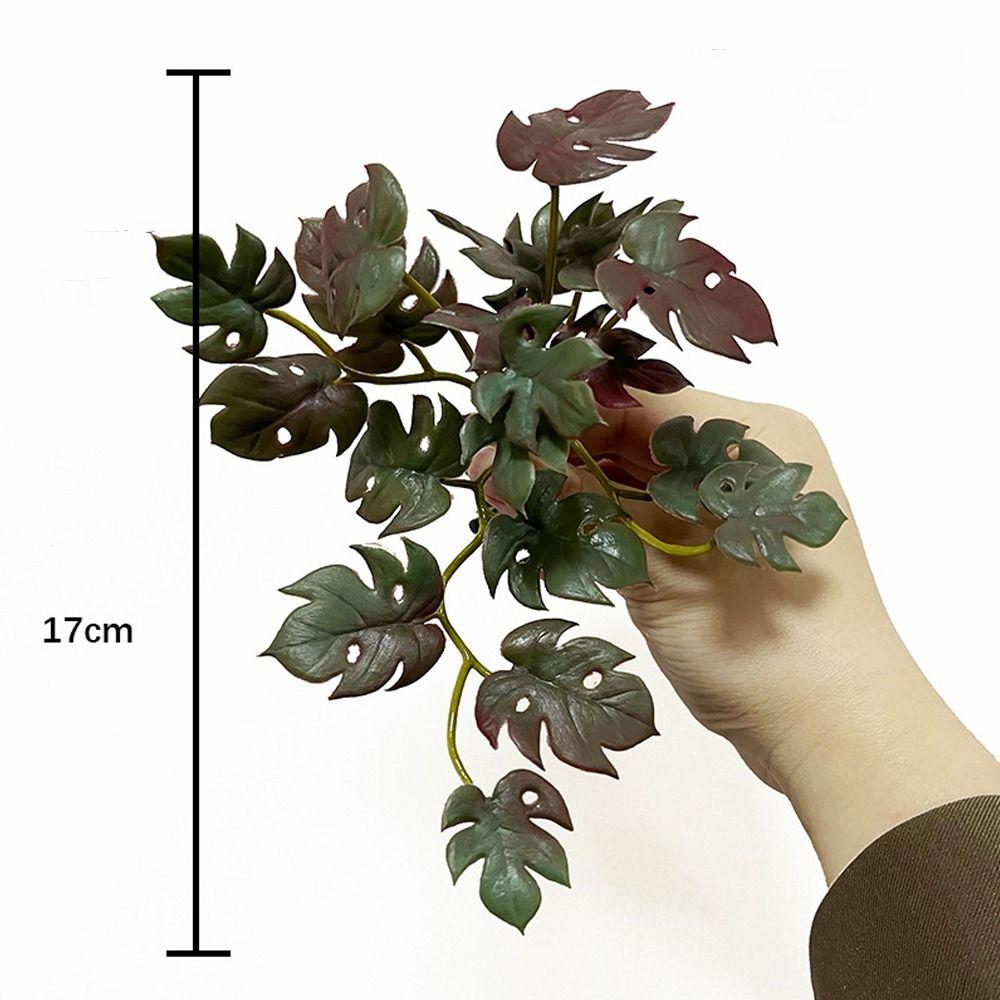 Handmade Artificial Copper Coin Grass Plants Soft Mini Bouquet Fake Ivy Leaf Leaves  Office