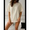 New Fashion T-shirt Fashion Wind New Fashion Casual Loose Round Neck Print Cotton T-shirt Top