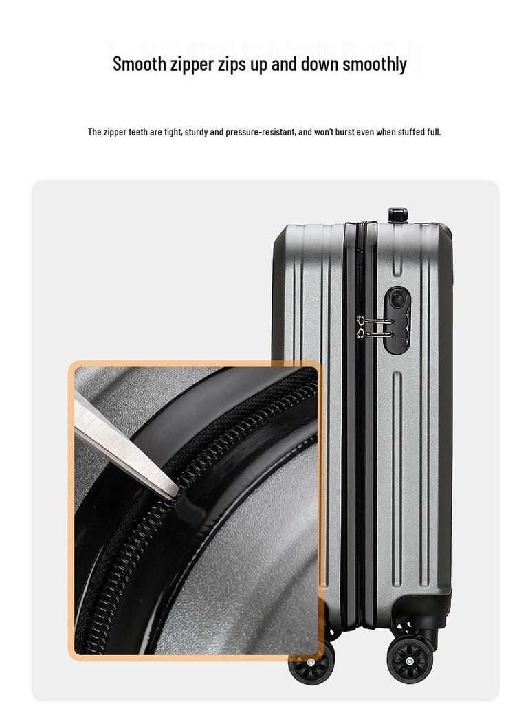 20-дюймовый легкий дорожный чемодан с кодовым замком и универсальными колесами для взрослых и студентов