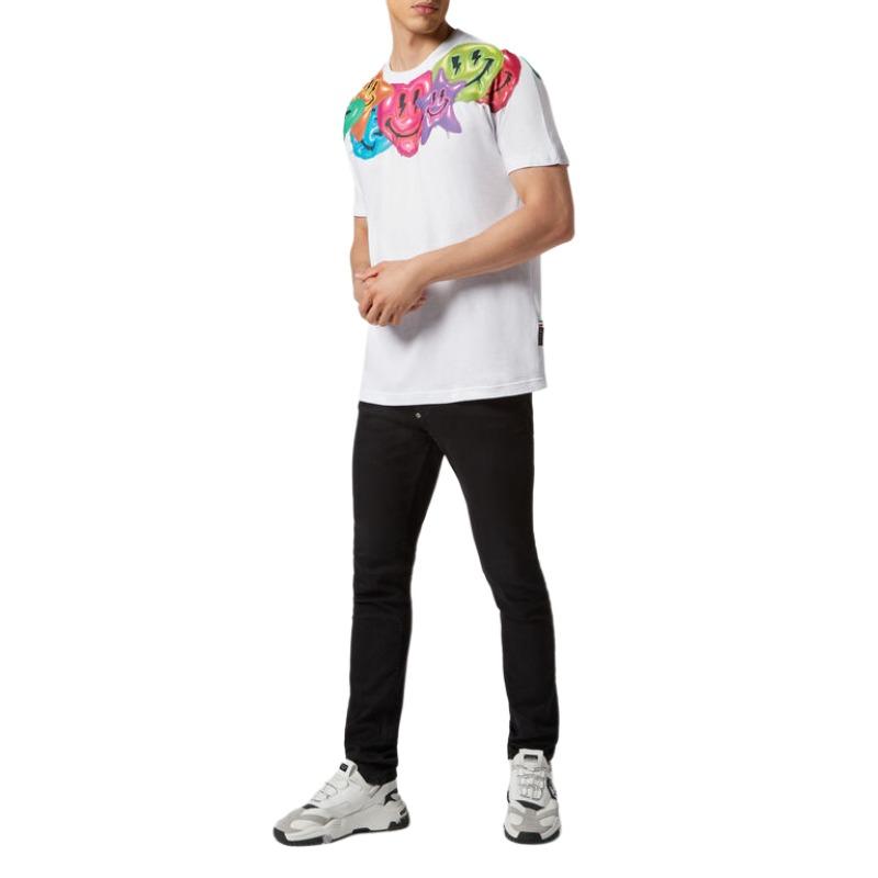 Philipp Plein Ss Smile cotton T-shirt SADCMTK6783PJY002N01
