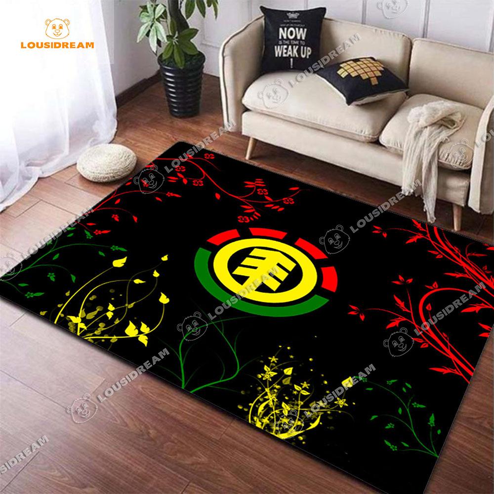 Ковер с логотипом скейтборда, модный коврик для йоги