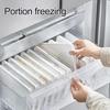 Коробка для хранения продуктов, штабелируемая морозильная камера, органайзер для холодильника с крышкой, противоморозные многоразовые контейнеры для еды, для недельного хранения трав