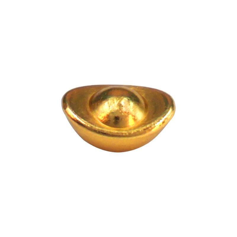 Mini Gold Ingot Luck Charms 100/200PCS Attract Wealth Handicrafts for DIY Jewelry Making Souvenir Gifts