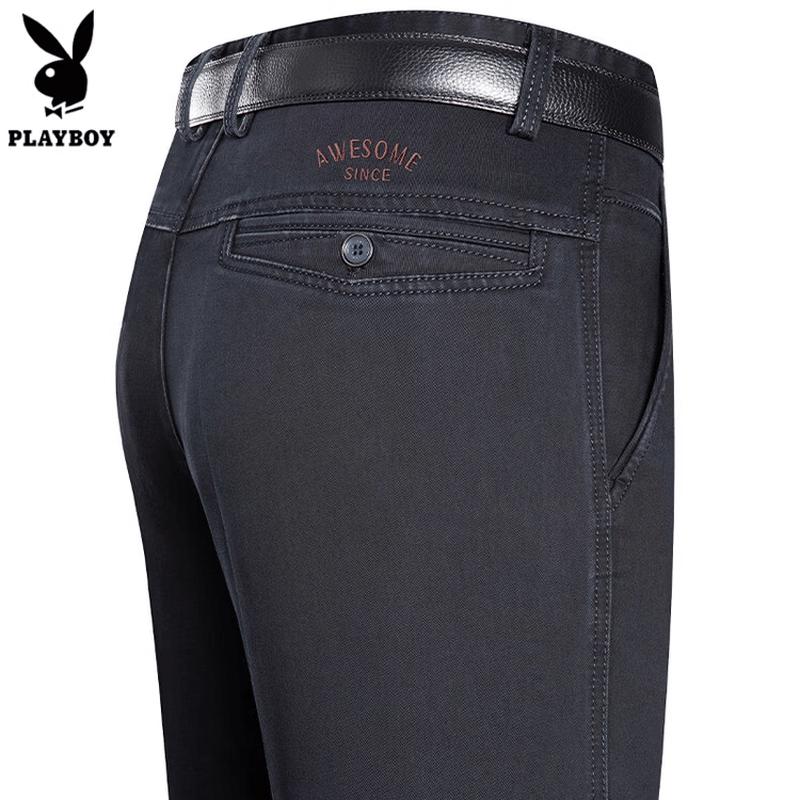 PLAYBOY Мужские прямые джинсы с высокой талией