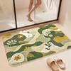 Супер-впитывающий коврик для ванной комнаты, противоскользящий коврик для ванной, коврик для ванной, коврик для длинной шерсти, коврик для двери в спальню, украшение для дома